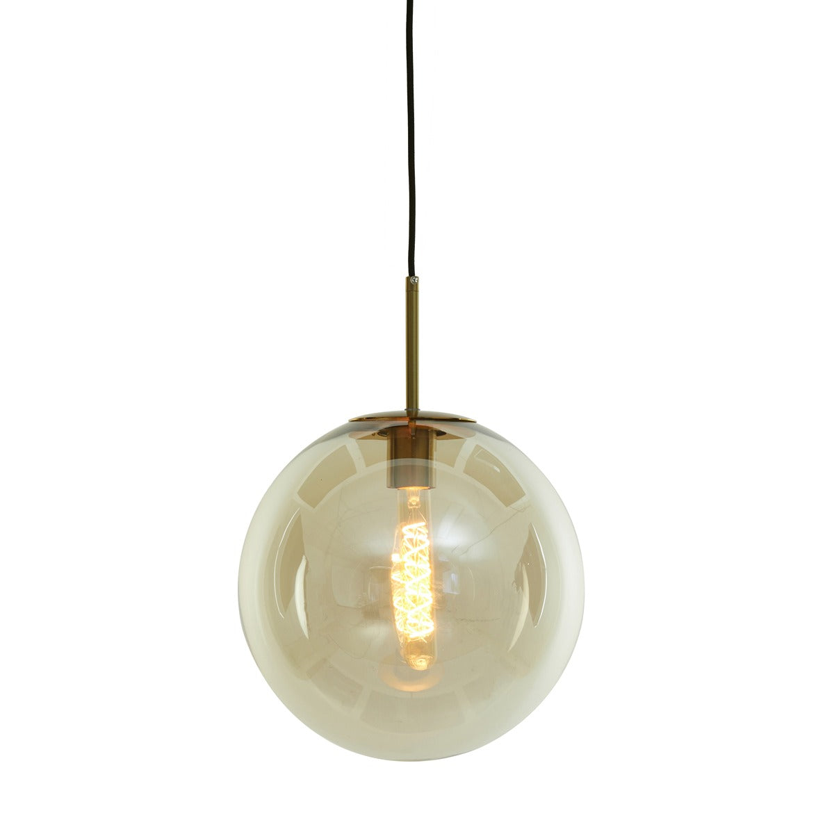 Medina Pendant Light - Antique Bronze & Amber