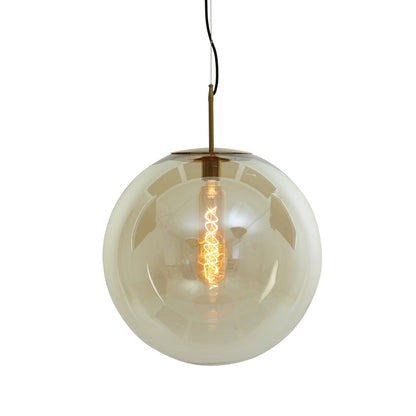 Medina Pendant Light - Antique Bronze & Amber