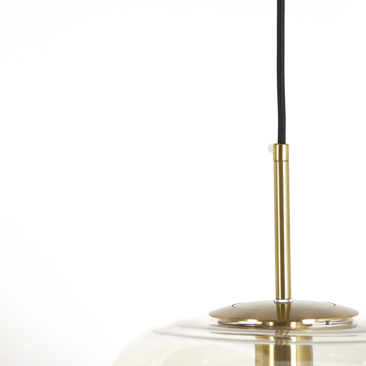 Misty Pendant Light - Gold & Amber