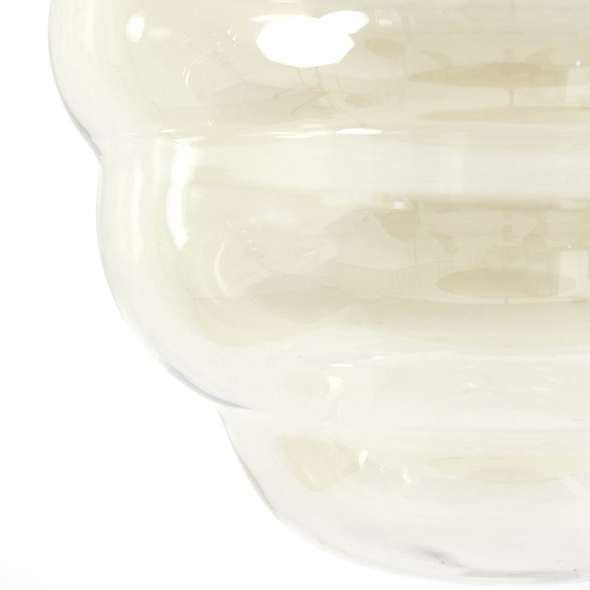 Misty Pendant Light - Gold & Amber