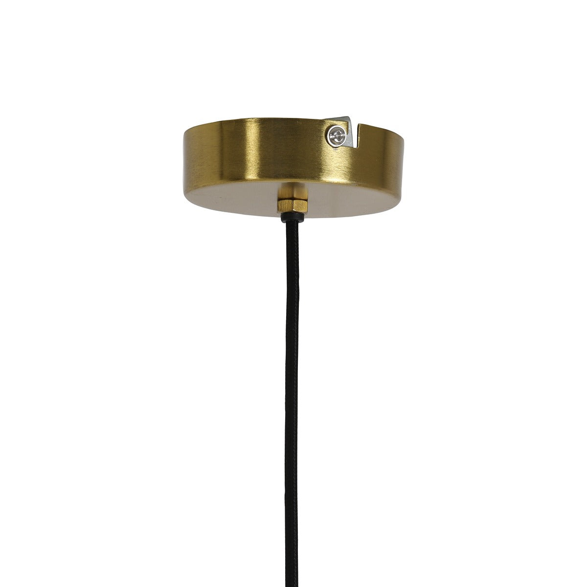 Pleat Pendant Light - Gold & Matte White