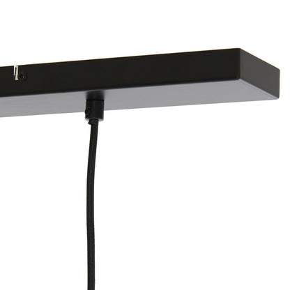 Solna 3 Light Pendant Light - Antique Bronze & Smoked Glass