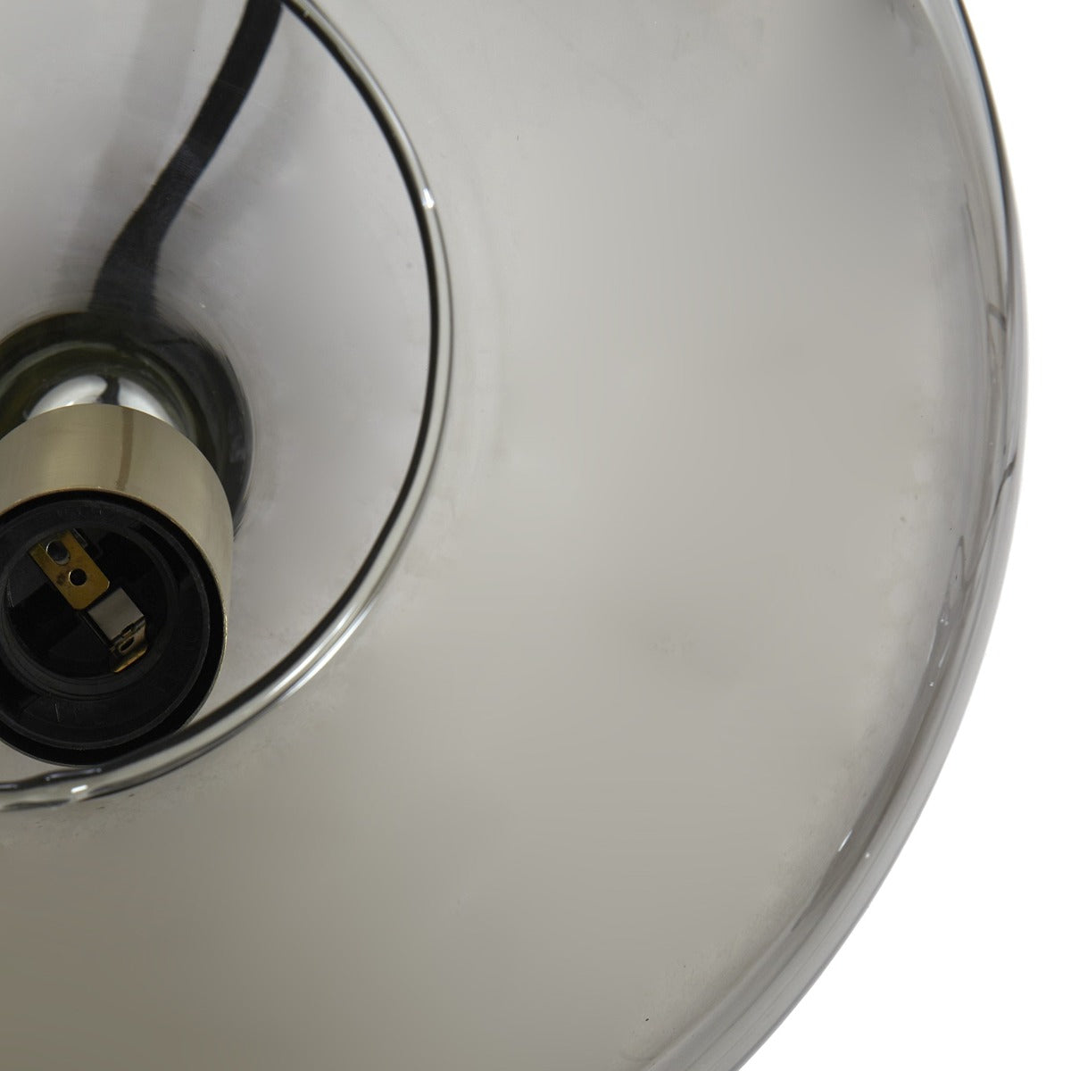 Solna 3 Light Pendant Light - Antique Bronze & Smoked Glass