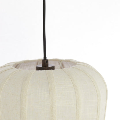 Bibury 3 Light Wooden Pendant Light - White