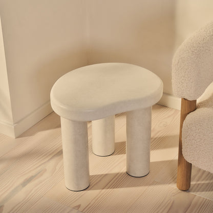 Savanna - Concrete Irregular Wooden Side Table