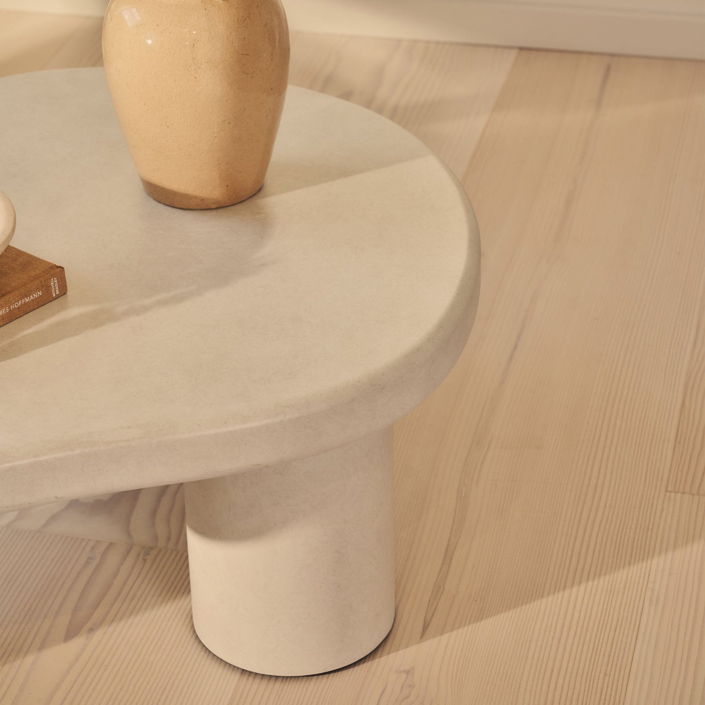 Savanna - Concrete Irregular Wooden Coffee Table