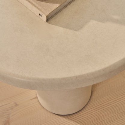 Savanna - Large Concrete Irregular Wooden Coffee Table