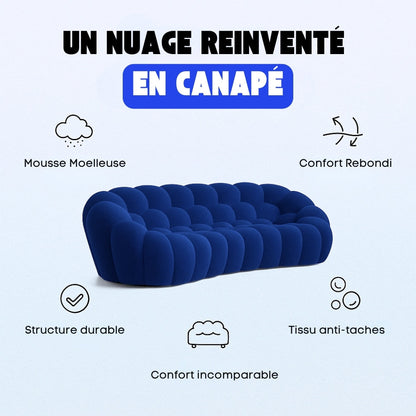 Compressed Bubble Sofa by Lumo: Braided Cord Design