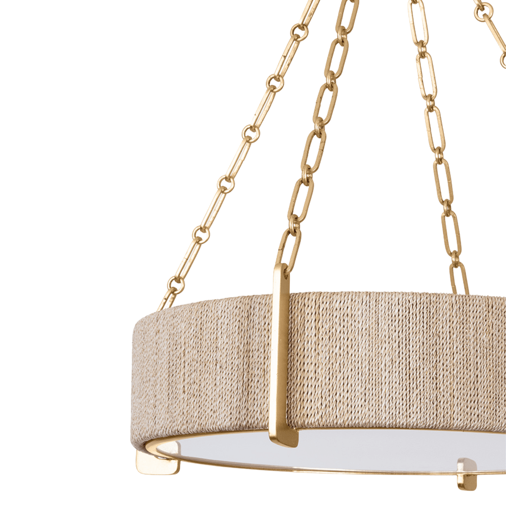 Quebec Chandelier Light - Gold