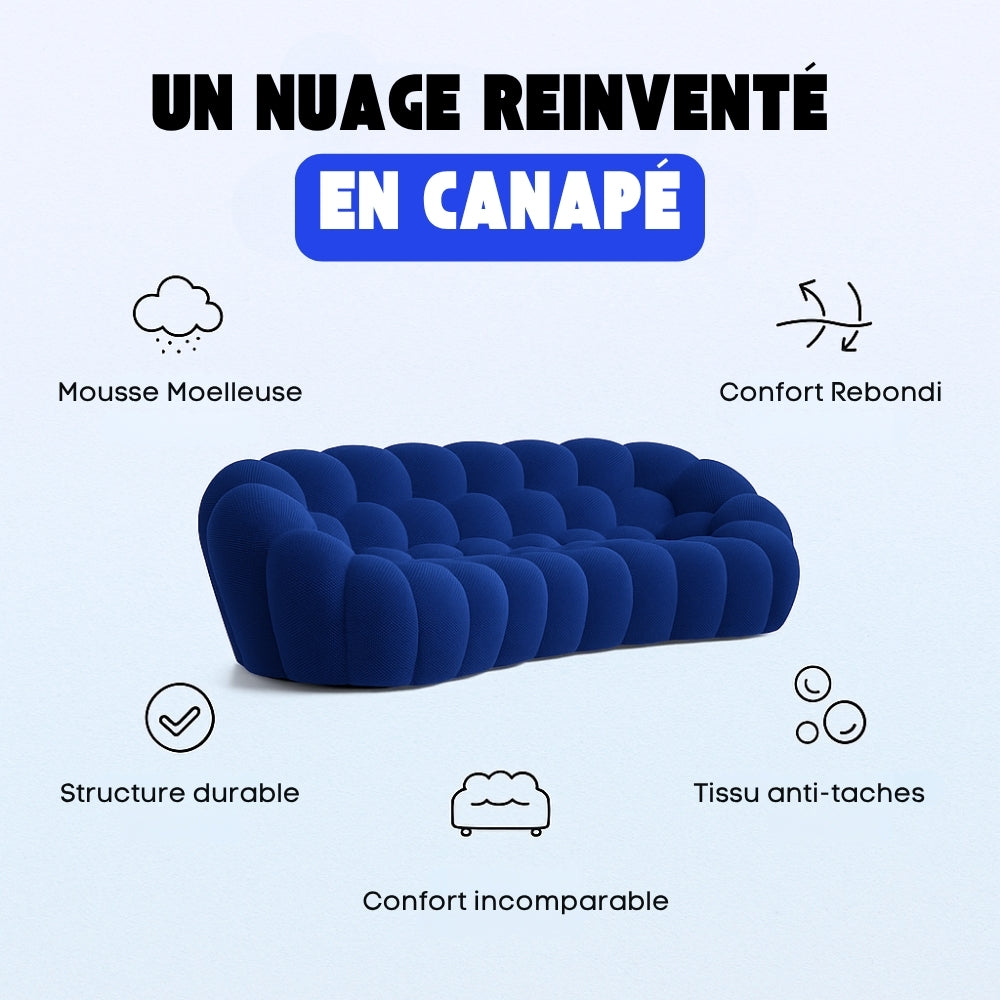 Compressed Marine Bubble Sofa by Lumo: High-Quality Design