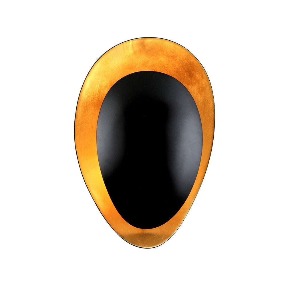 Ginger Wall Light - Gold Leaf & Black