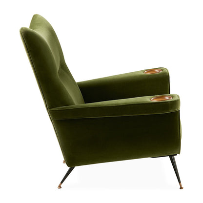 Pierre Lounge Chair - Varese Olive