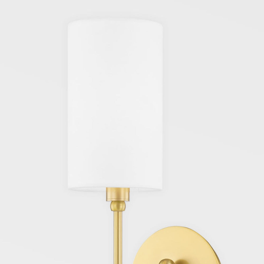 Harlem 1 Light Wall Sconce - Aged Brass