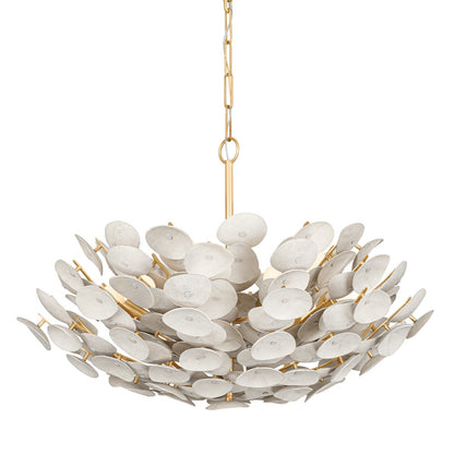 Aimi 9 Light Chandelier - Vintage Gold Leaf