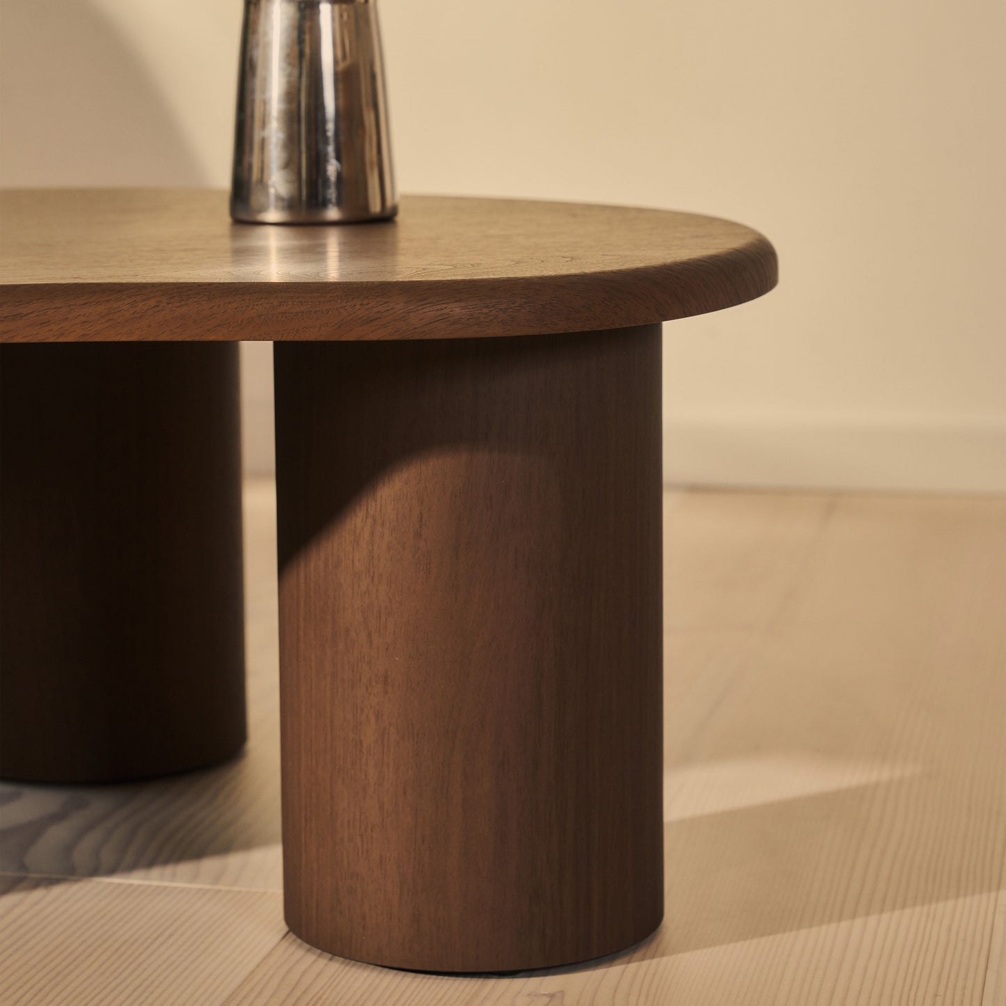 Savanna - Dark Wood Irregular Wooden Coffee Table