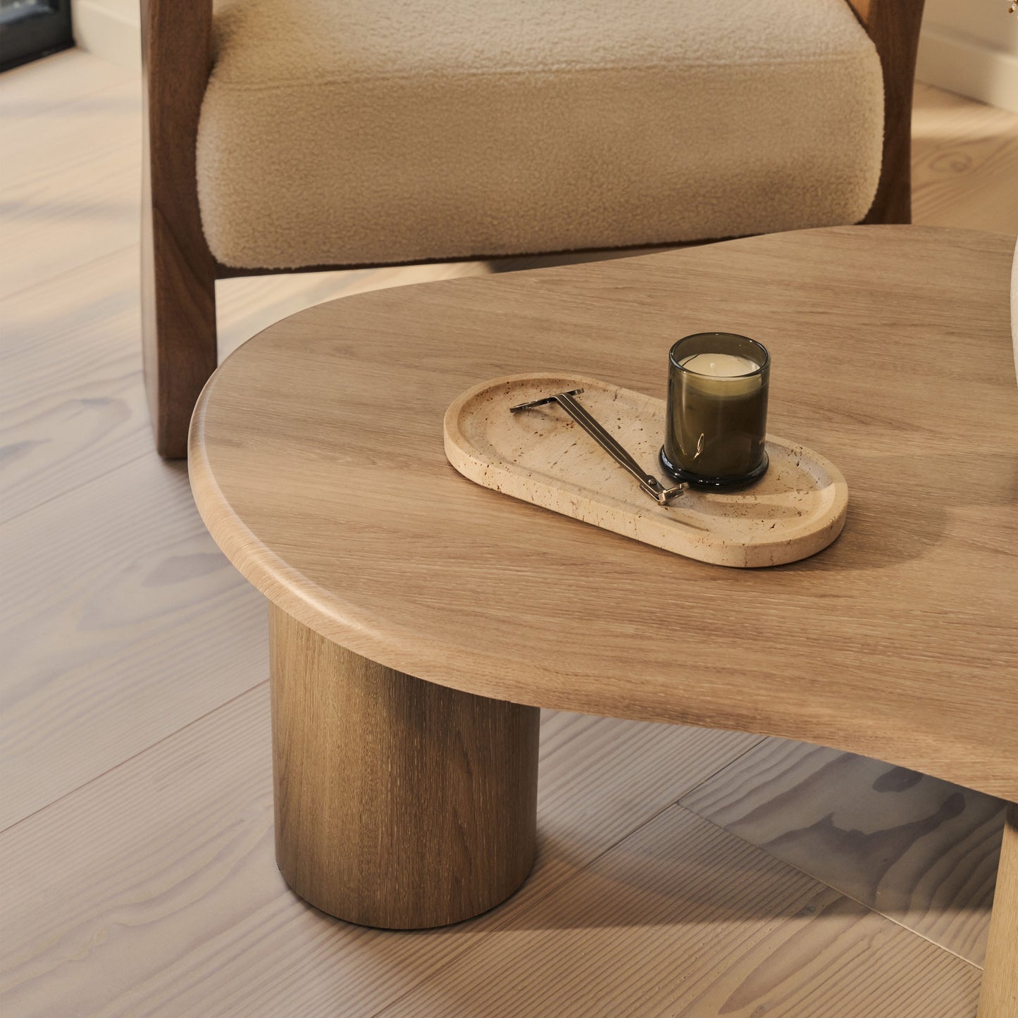 Savanna - Washed Wood Irregular Wooden Coffee Table