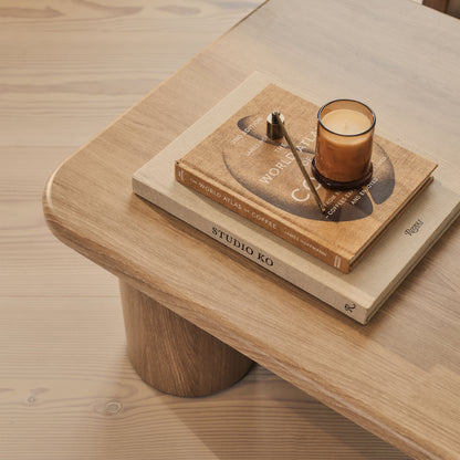 Alina - Washed Wood Rectangular Large Wooden Coffee Table