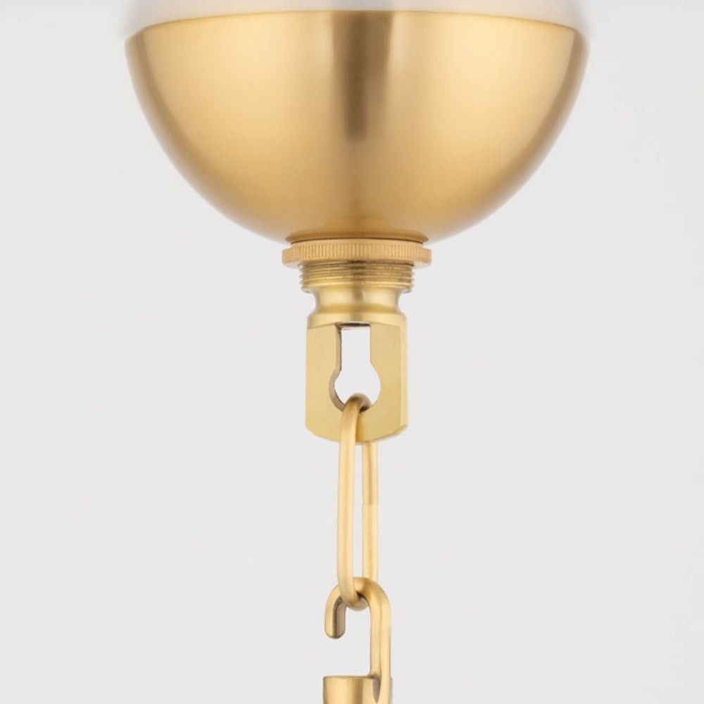Harlem 1 Light Wall Sconce - Aged Brass