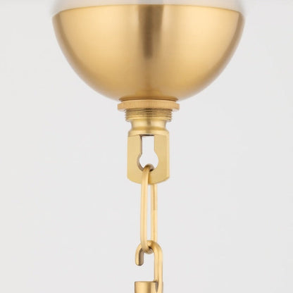 Harlem 1 Light Wall Sconce - Aged Brass
