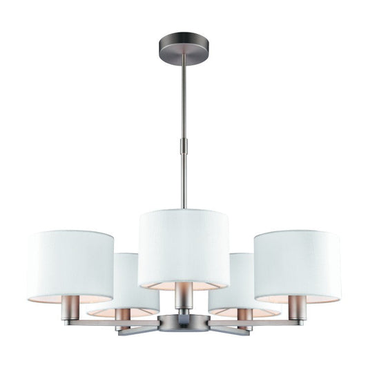 Dani Small 5 Light Pendant Light - Matt Nickel