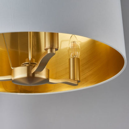 Hattie 1 Light Pendant Light - Brushed Gold