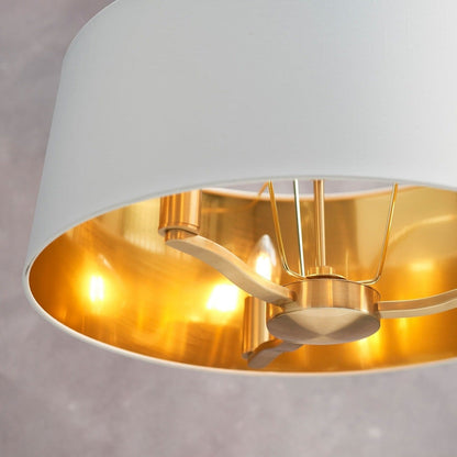 Hattie 1 Light Pendant Light - Brushed Gold