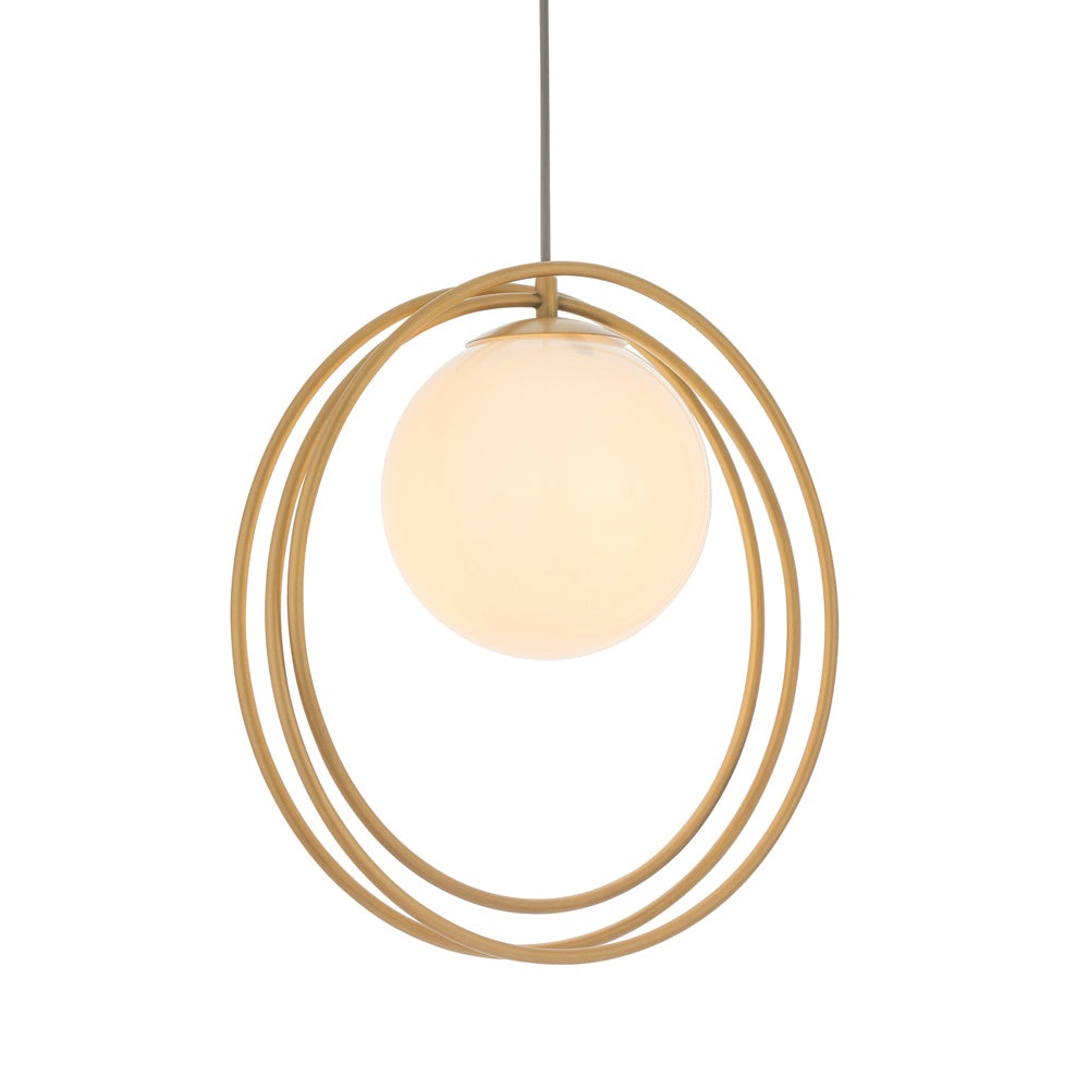 Noelle 1 Light Pendant Light - Gold