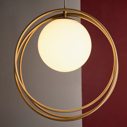 Noelle 1 Light Pendant Light - Gold