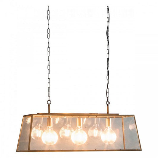 Henley 3 Light Pendant Light - Antique Brass