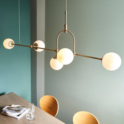 Bella 5 Light Pendant Light - Gold
