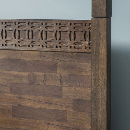 Boho Retreat 4 Poster Bed - Brown