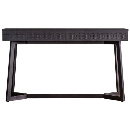 Boho Boutique 2 Drawer Desk - Black