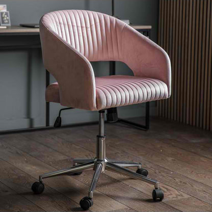 Murray Velvet Chair - Pink