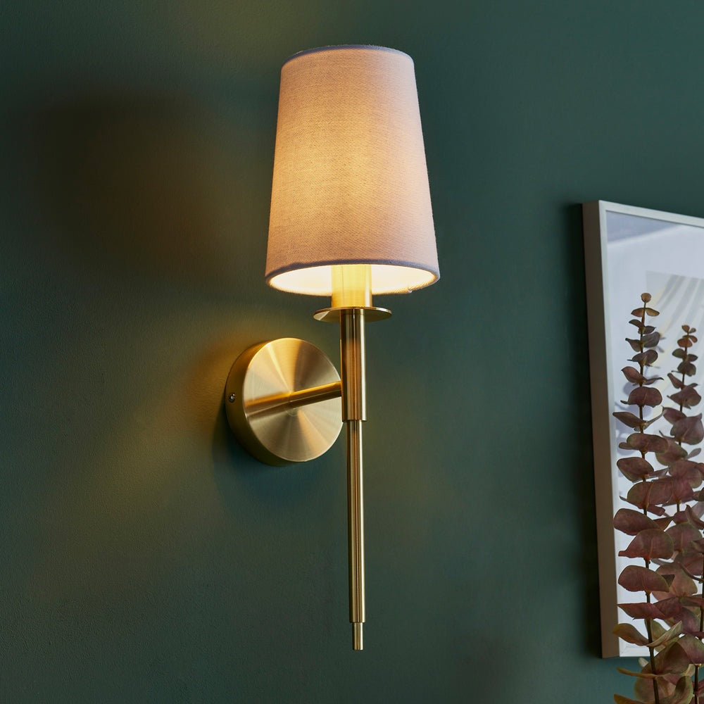 Sadie Wall Light - Brushed Brass