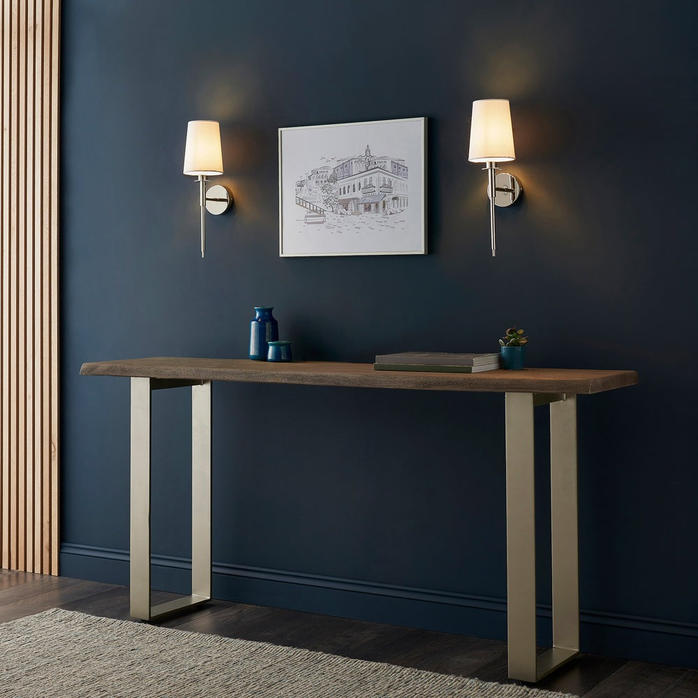 Sadie Wall Light - Nickel | Outlet