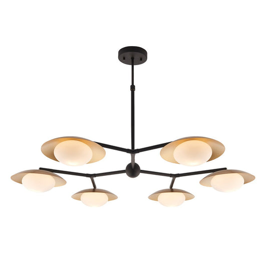 Mia 6 Light Ceiling Light - Bronze