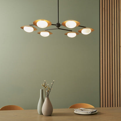 Mia 6 Light Ceiling Light - Bronze
