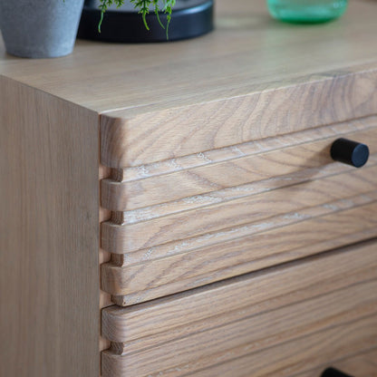 Okayama 2 Drawer Bedside - Natural