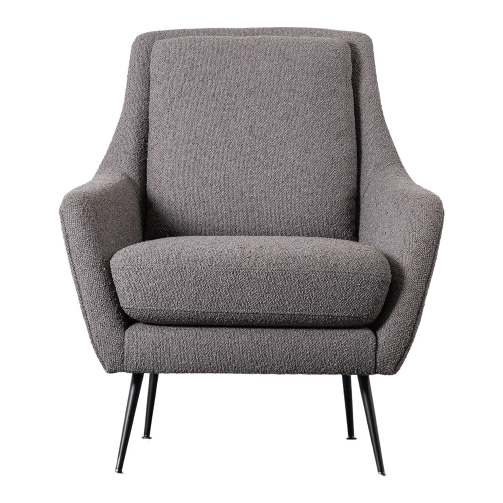 Cameron Armchair - Dark Grey Linen