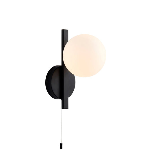 Melody Bathroom Wall Light - Black
