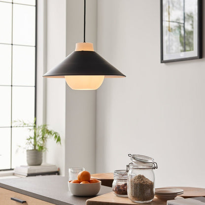 Hallie Straight Pendant Light - Black