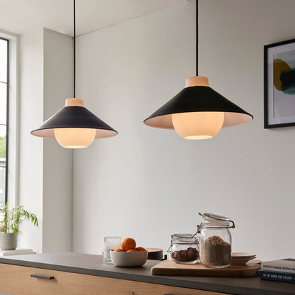 Hallie Straight Pendant Light - Black