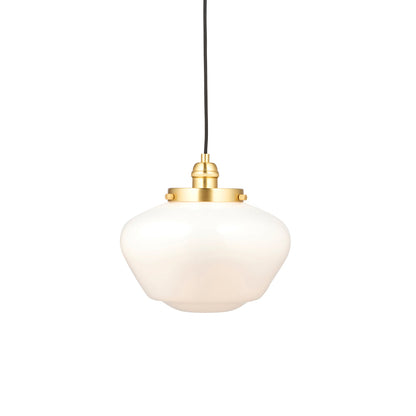 Isabella Pendant Light - Brass & Opal Glass