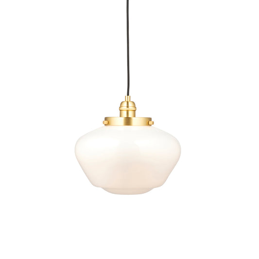 Isabella Pendant Light - Brass & Opal Glass