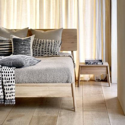 Air 1 Drawer Bedside Table - Oak