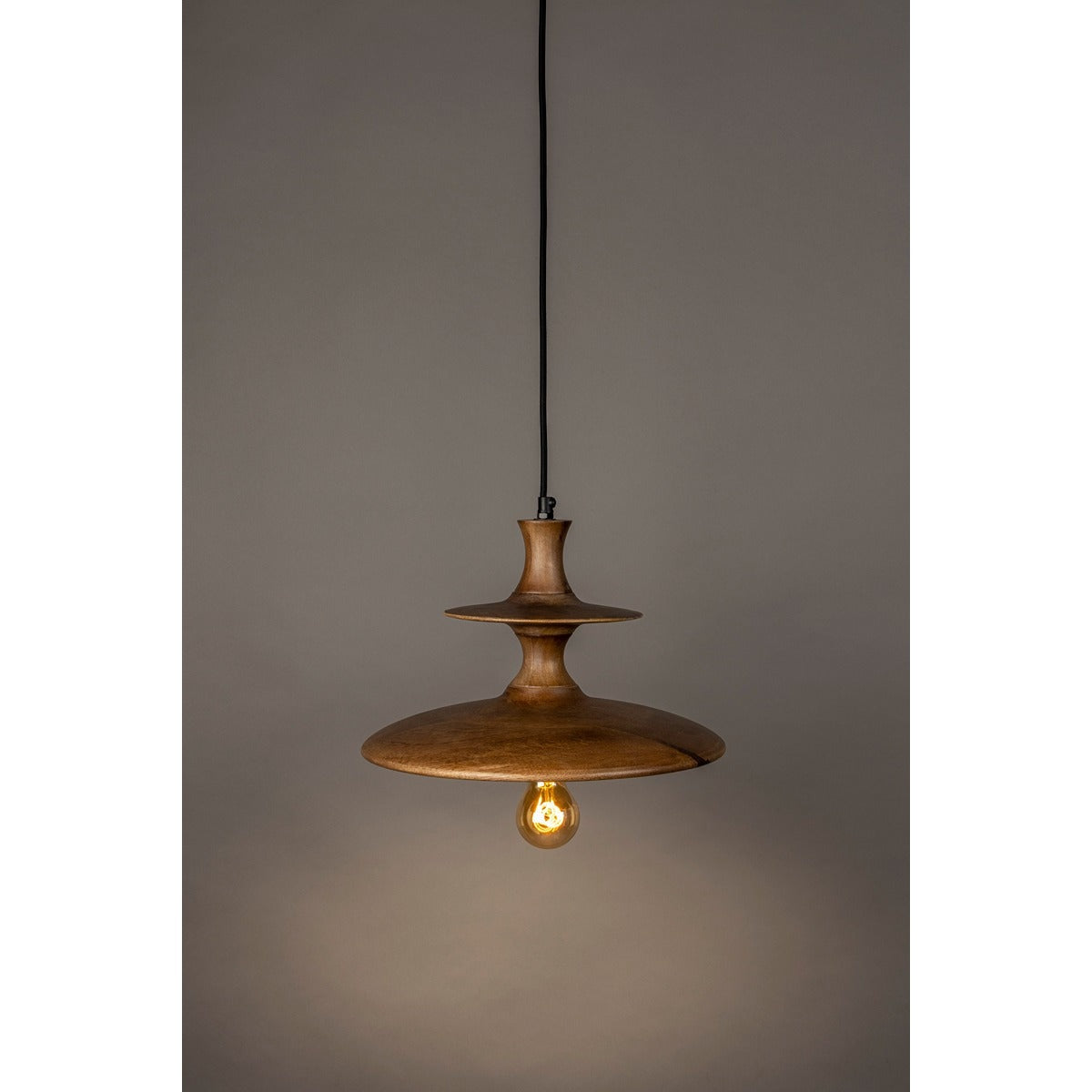 Cath Small Pendant Lamp - Walnut