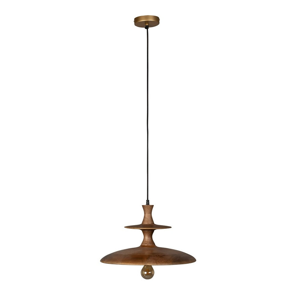 Cath Large Pendant Lamp - Walnut