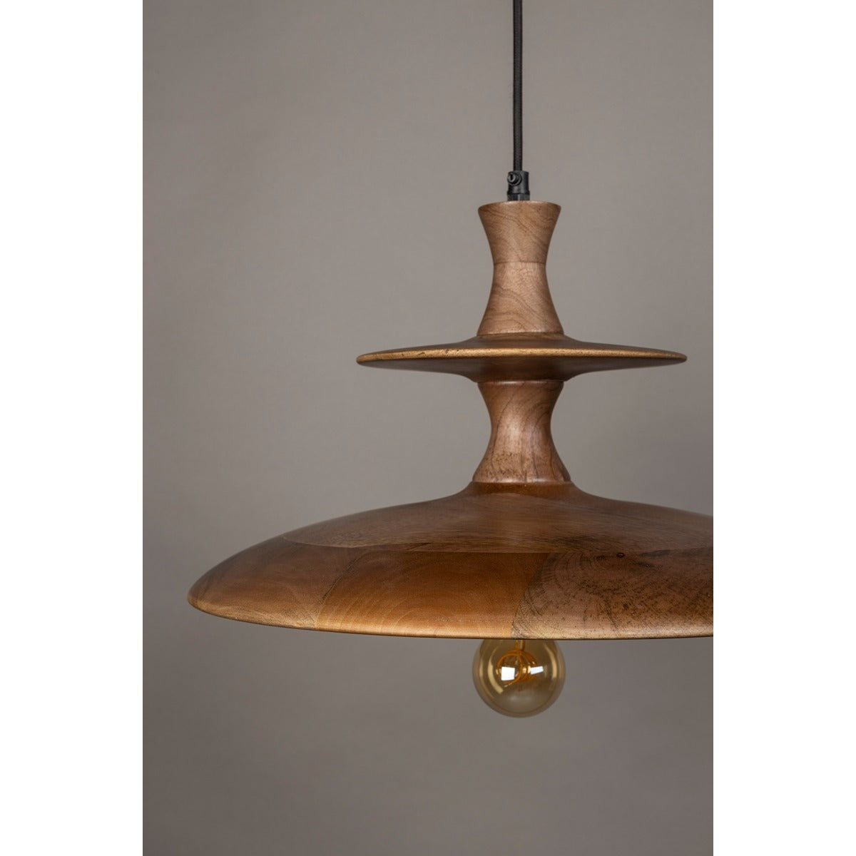 Cath Large Pendant Lamp - Walnut