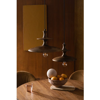 Cath Large Pendant Lamp - Walnut