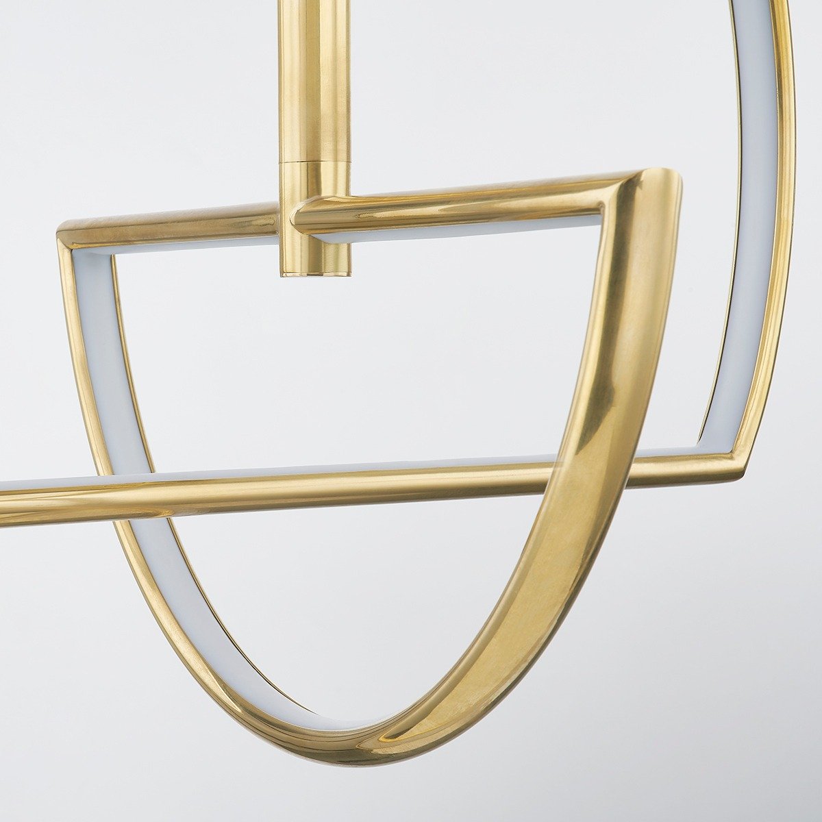 Welland 3 Light Chandelier - Aged Brass